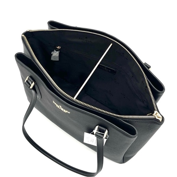 Kate Spade Monet Large Compartment Tote Bag Black (NWT) - Picture 7 of 12